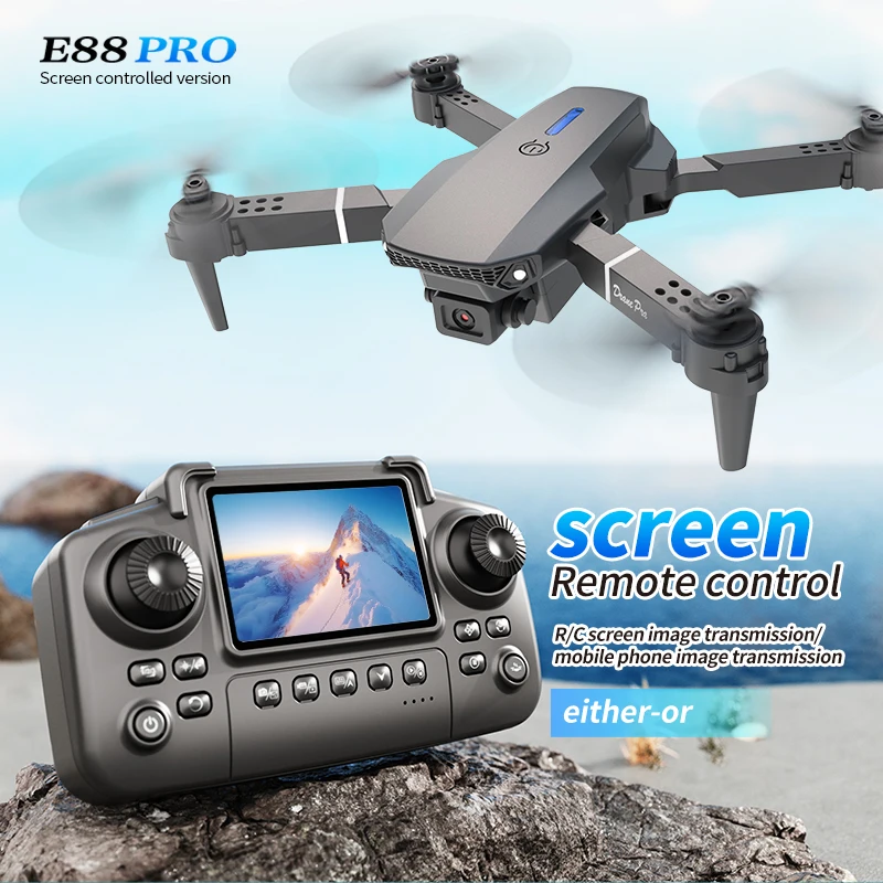 Drone Battery Box - Profesjonalny dron E88 PRO z ekranem,