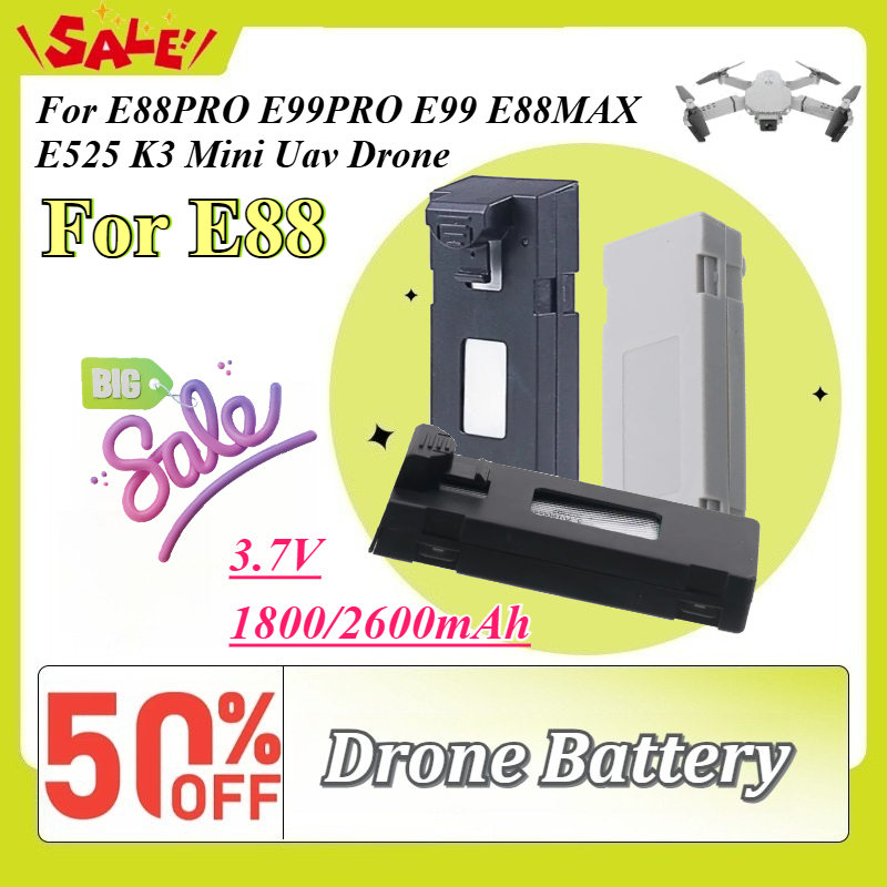 Drone Battery Li-Ion - Akumulator 3.7V 1800/2600mAh do drona, część