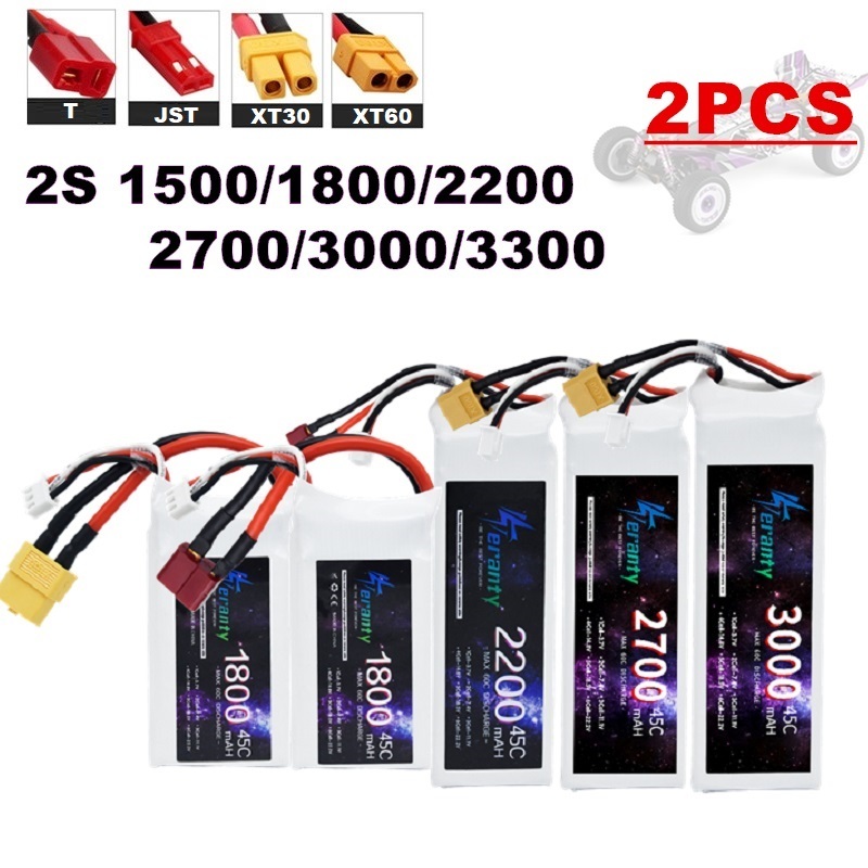 Drone Battery Lipo - 2 sztuk 7.4V Lipo 2S bateria