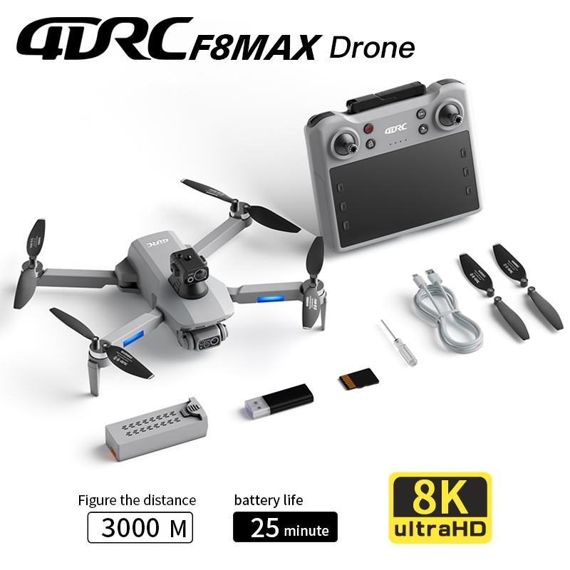 Drone Battery Box - Dron F8 MAX GPS Profesjonalny z