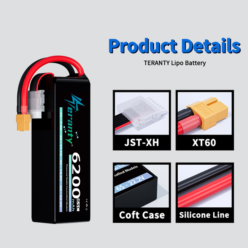 Bateria Lipo TERANTY 6S 6200mA – Drone Battery Plate recenzja i cena