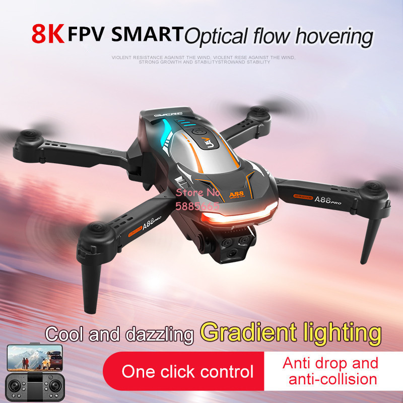 Dron RC 8K z pozycjonowaniem p – Drone Battery Box recenzja i cena