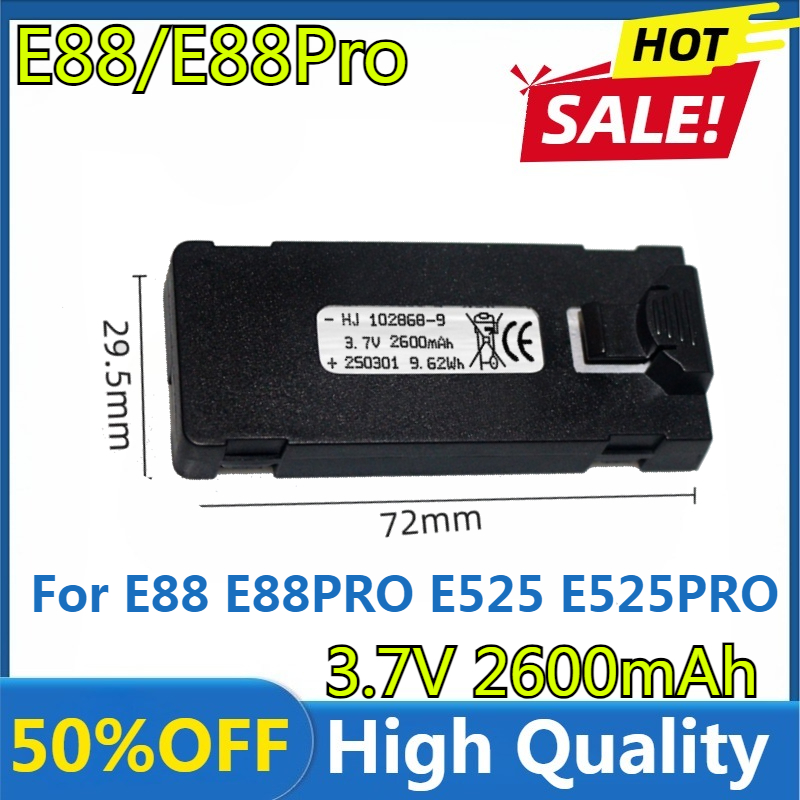 Bateria E88 3.7V 2600mAh do E8 – Drone Battery Li-Ion recenzja i cena