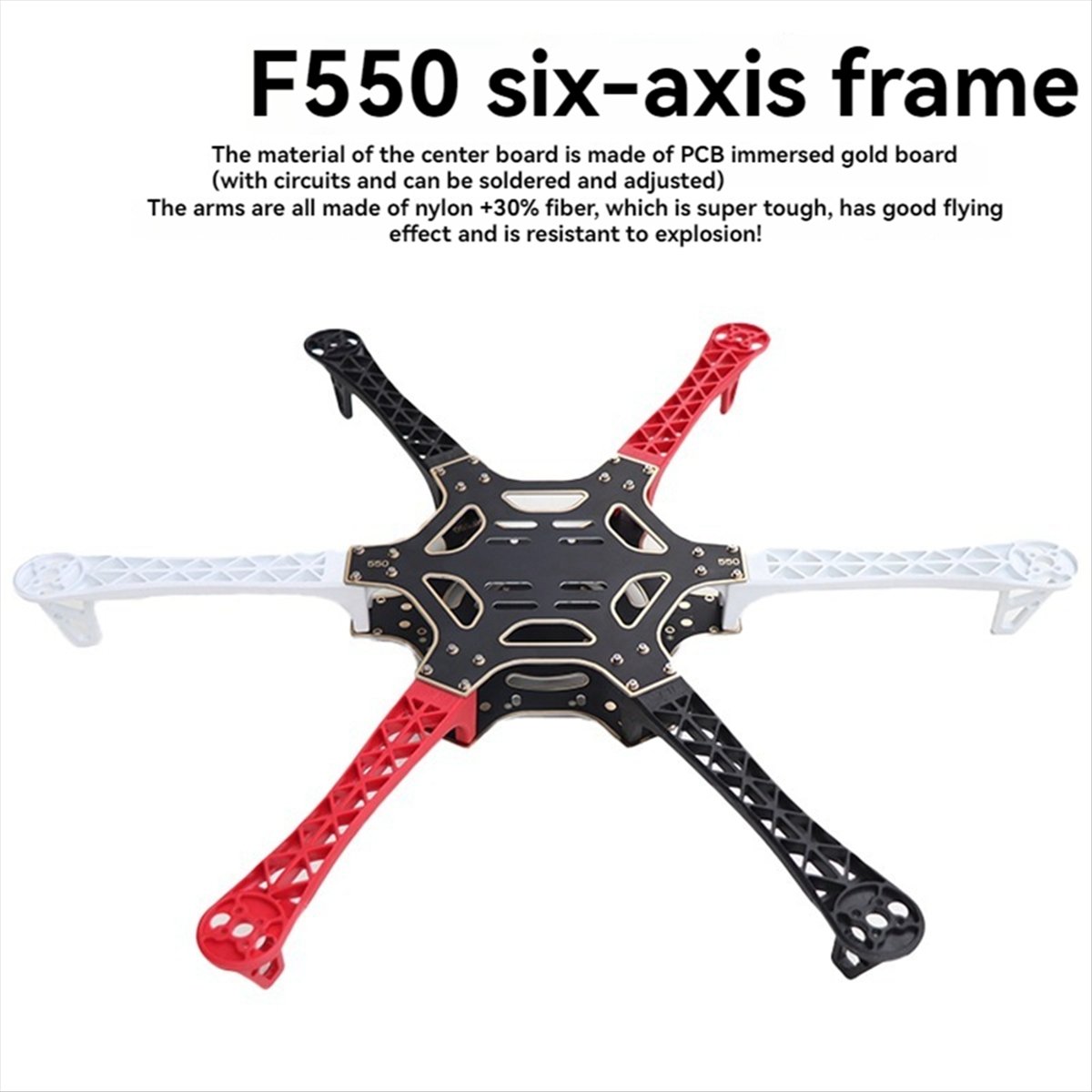N86R FPV F550 Hexa Frame Arm H – Drone Battery Plate recenzja i cena