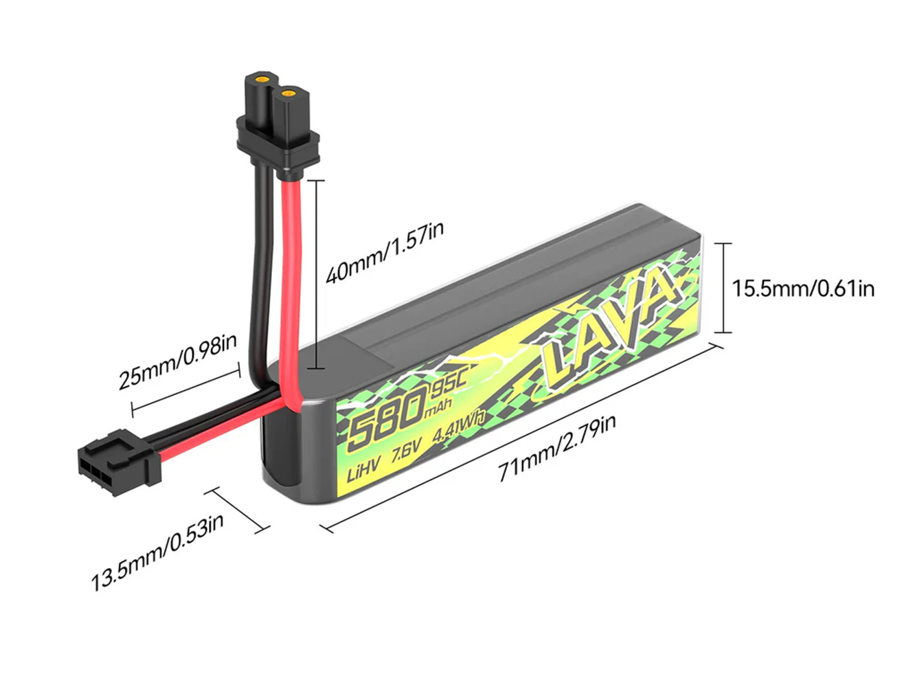 Bateria BETAFPV 95C LAVA II 2S – Drone Battery Li-Ion recenzja i cena