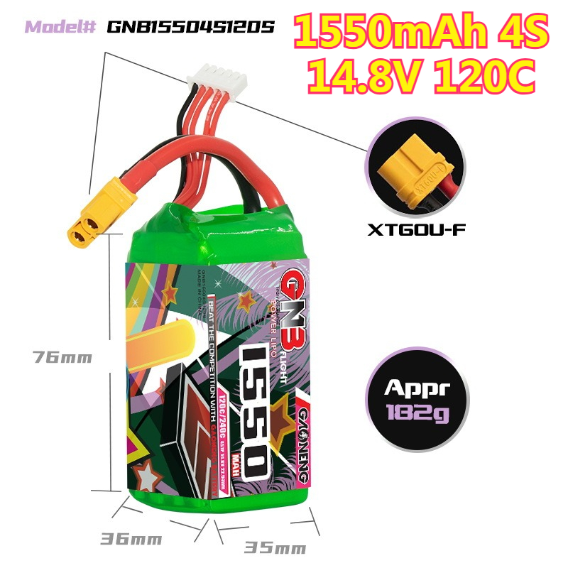 Bateria LiPo 1550mAh 120C 4S 1 – Drone Battery 6S recenzja i cena
