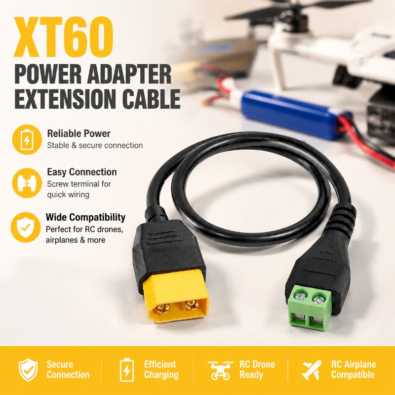 Złącze XT60 Męskie Żeńskie do  – Drone Battery Connector recenzja i cena